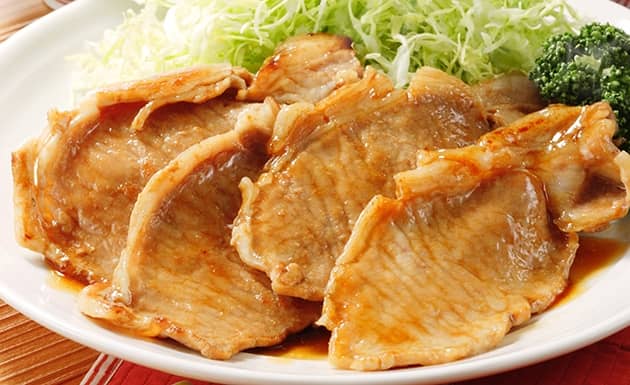 里肌肉生薑燒(圖)